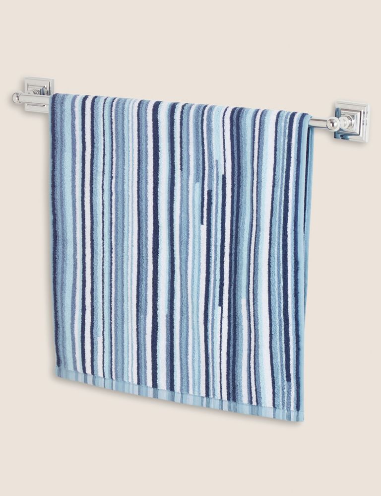 Pure Cotton Striped Towel 3 of 4