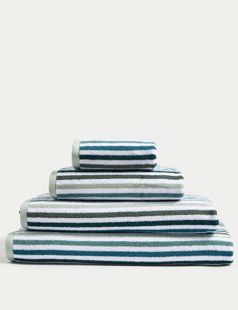 Pure Cotton Striped Towel 3 of 5