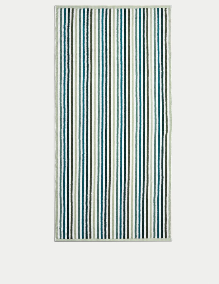 Pure Cotton Striped Towel 2 of 5