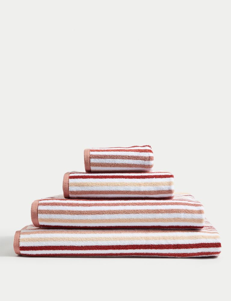 Pure Cotton Striped Towel 3 of 5