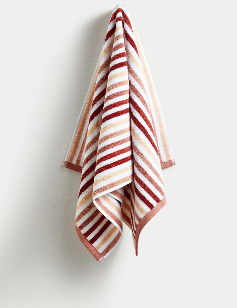Pure Cotton Striped Towel 4 of 5