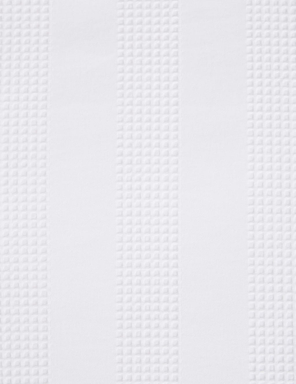 Pure Cotton Striped Waffle Bedding Set M&S Collection M&S