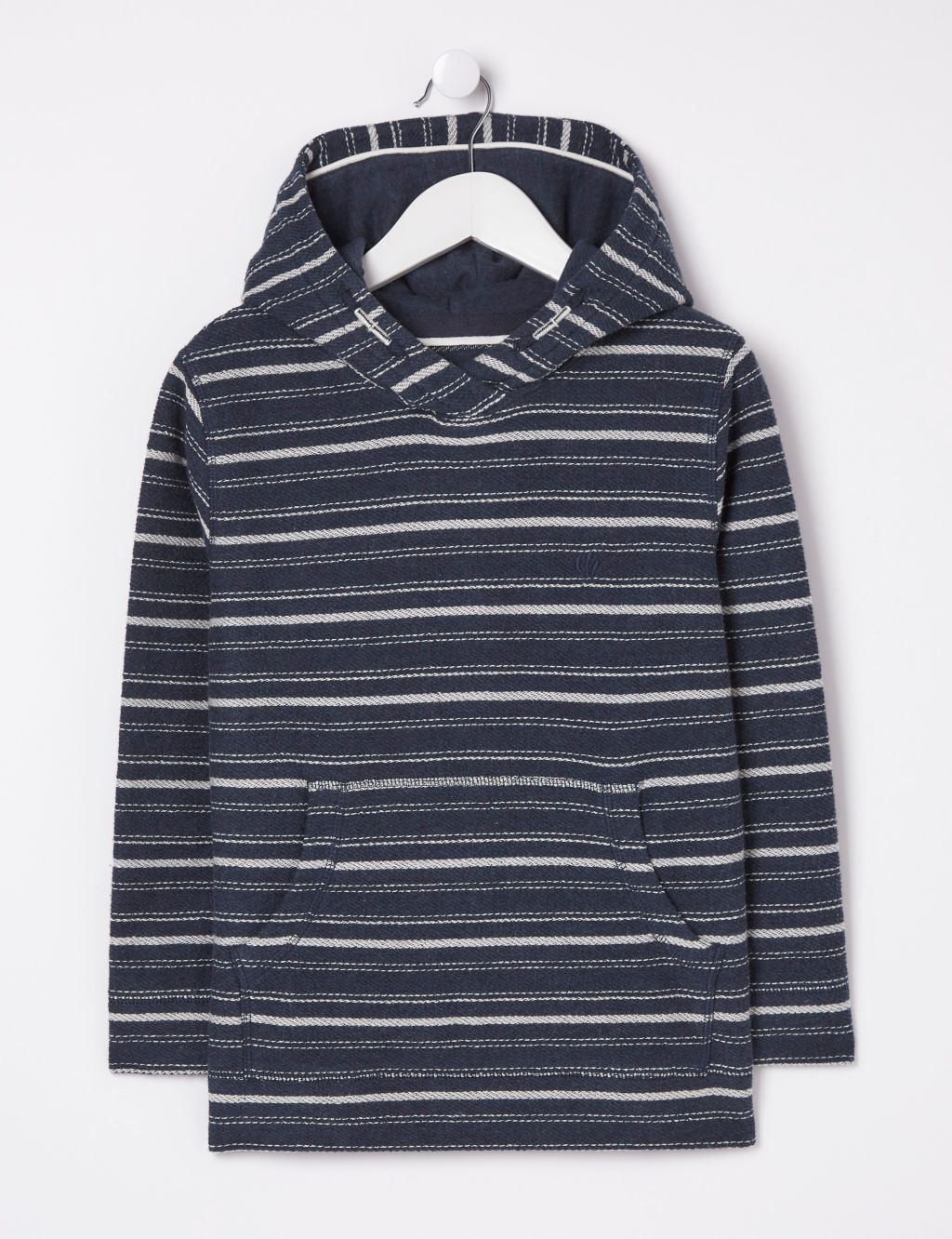 Pure Cotton Stripped Hoody (3-13 Yrs) 1 of 4