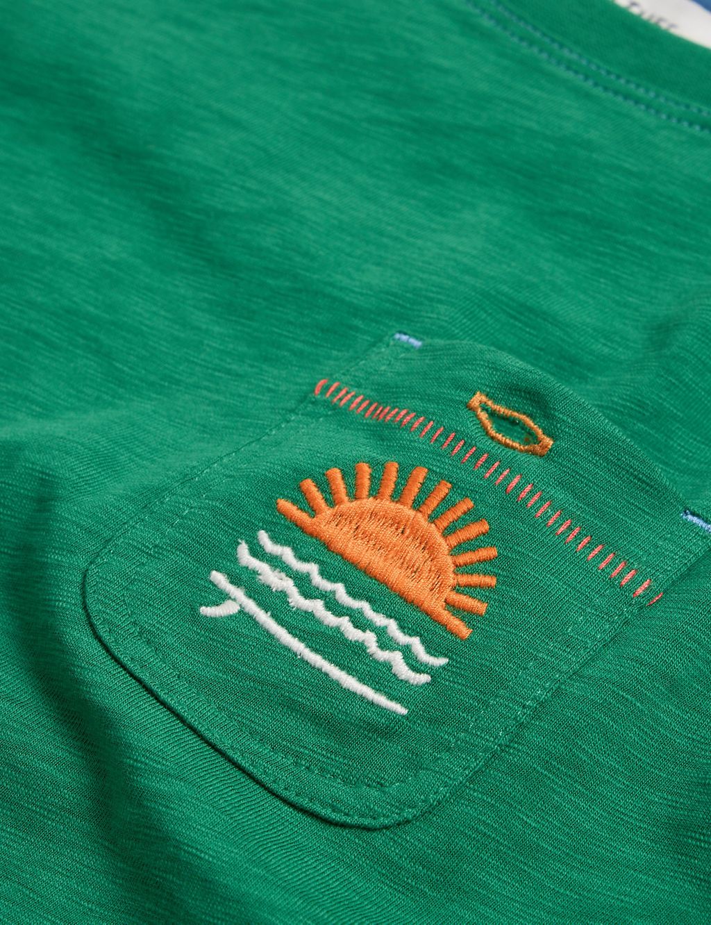 Pure Cotton Sun T-Shirt (3-10 Years) 1 of 3