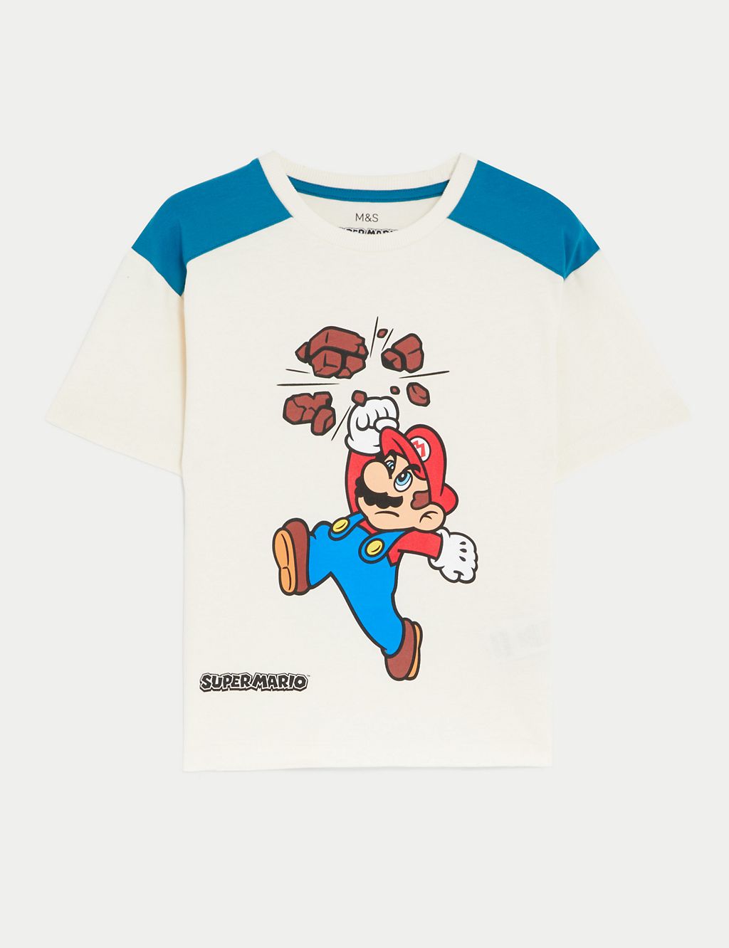 Pure Cotton Super Mario™ T-Shirt (2-8 Yrs) 1 of 5