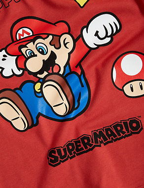Pure Cotton Super Mario Brothers™ Top (2-8 Yrs) Image 2 of 3