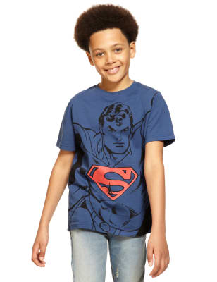 Superman t clearance shirt for boy