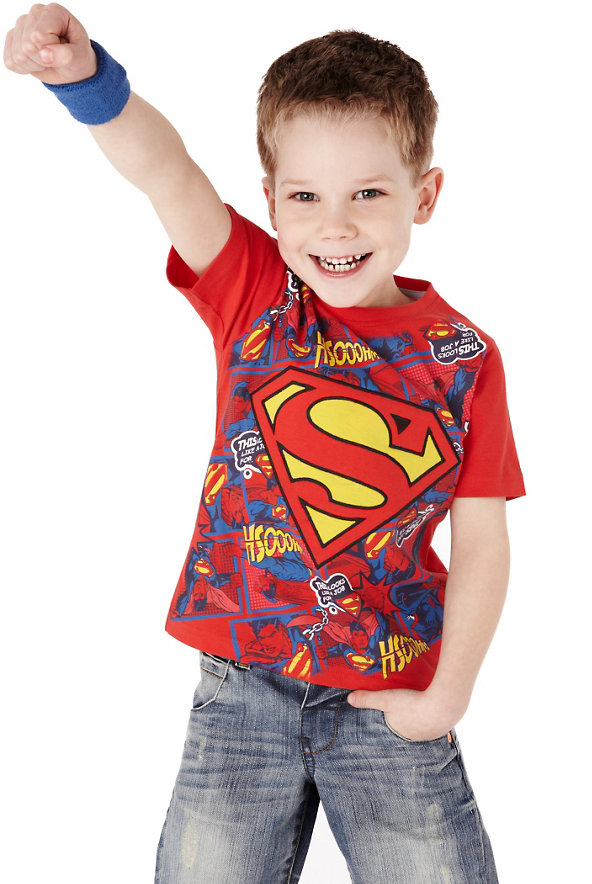 Pure Cotton Superman™ T-Shirt Image 1 of 1