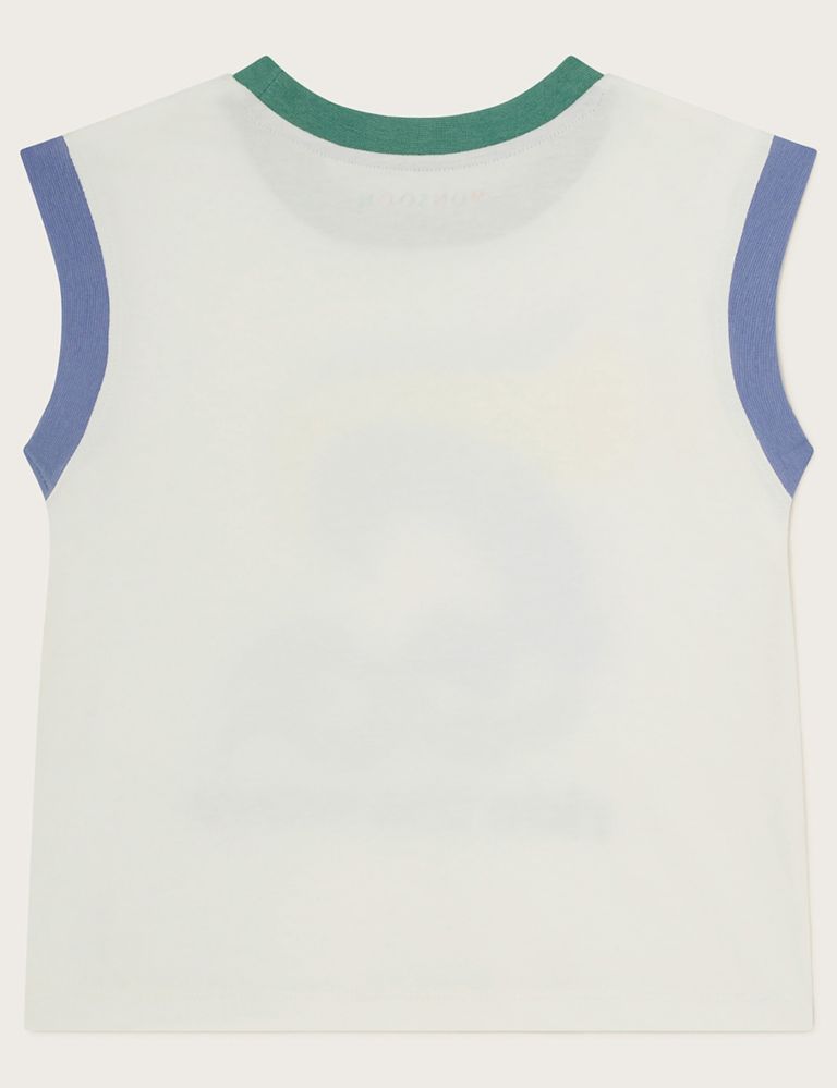 Pure Cotton Surf Graphic Vest (3-13 Yrs) 2 of 3