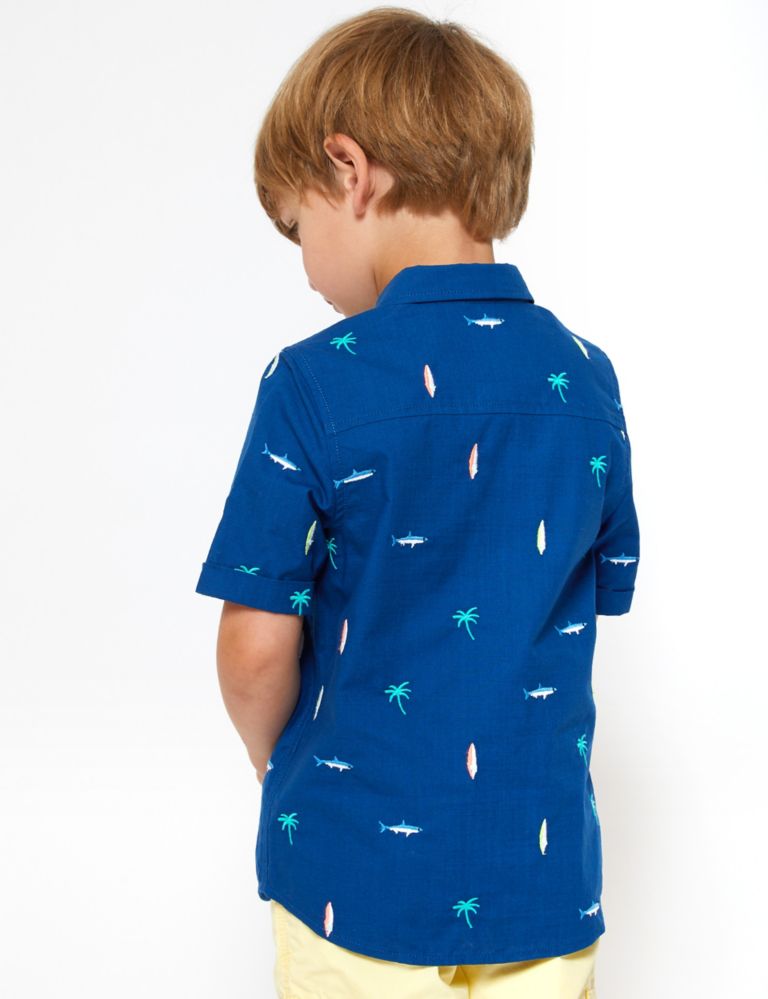 Pure Cotton Surfboard Shirt (2-7 Yrs) 4 of 4