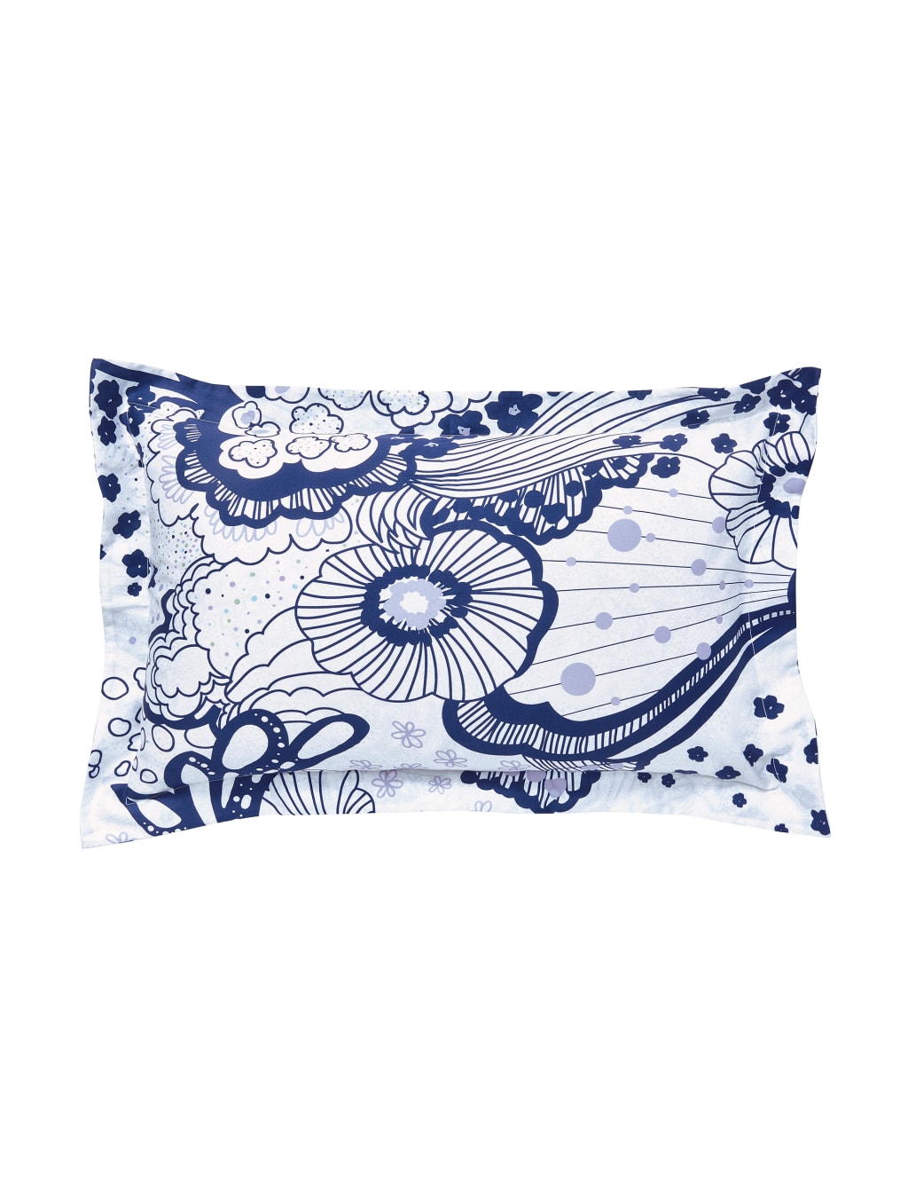 Pure Cotton Swirl Floral Oxford Pillowcase 3 of 4