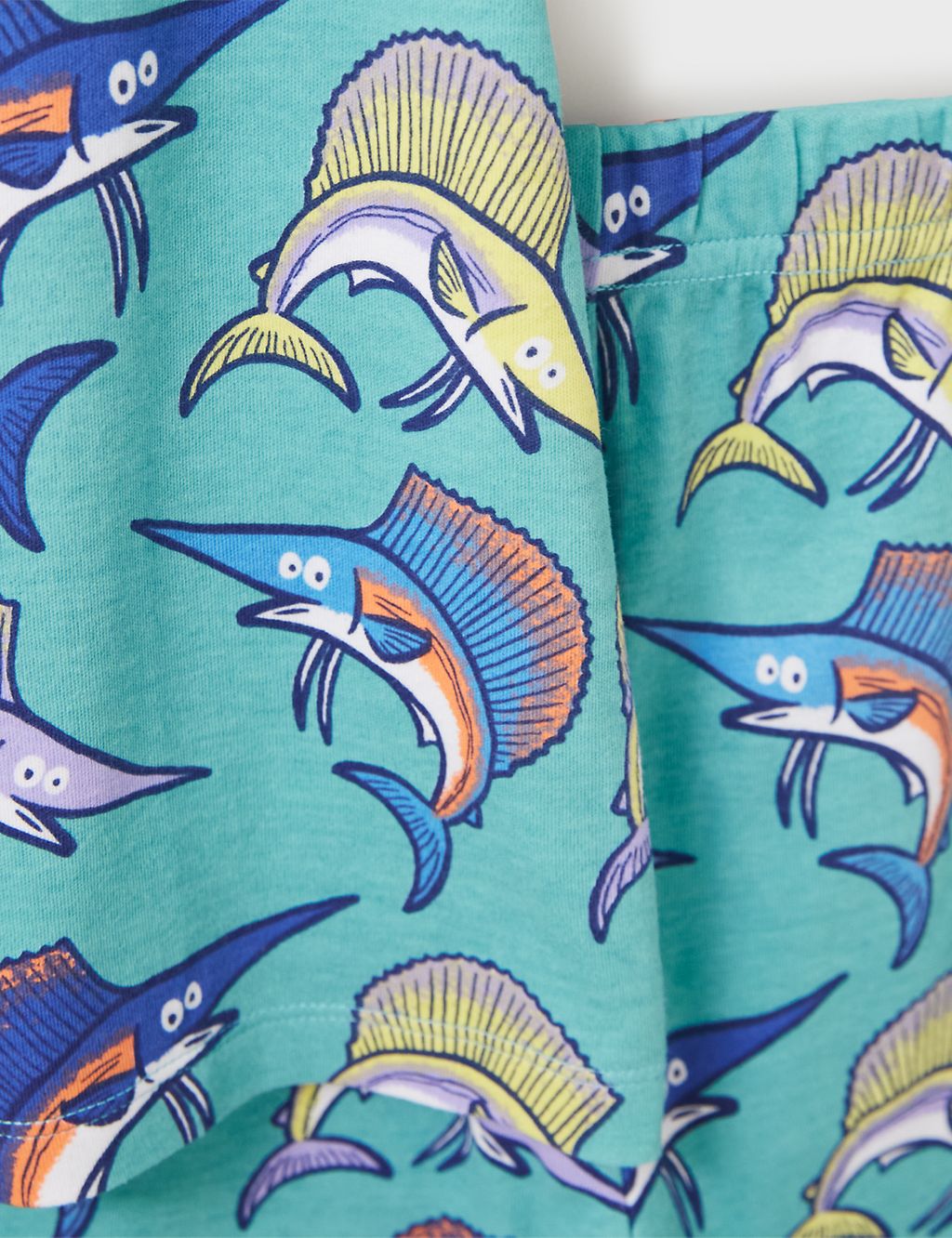 Pure Cotton Swordfish Pyjamas (3-9 Yrs) 5 of 5