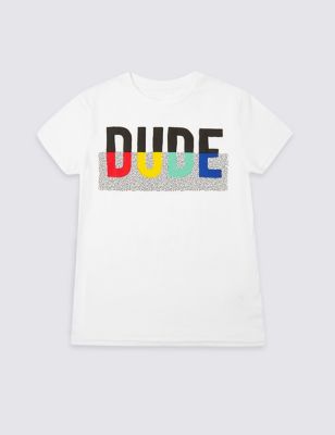 Pure Cotton T-Shirt (3-16 Years) Image 2 of 4