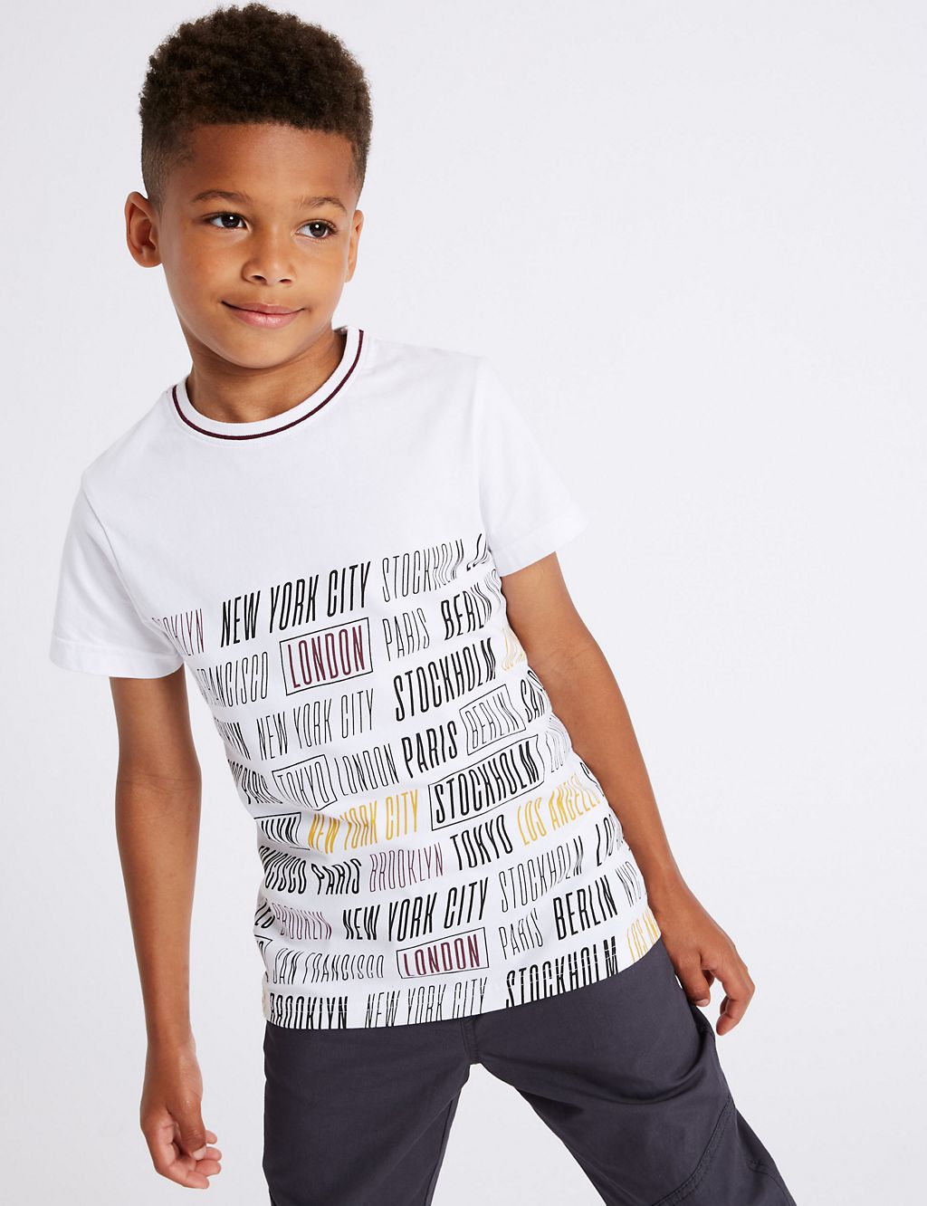 Pure Cotton T-Shirt (3-16 Years) 3 of 3