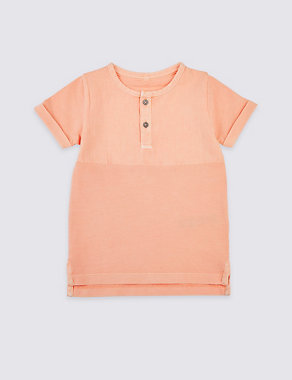 Pure Cotton T-Shirt (3 Months - 7 Years) Image 2 of 3