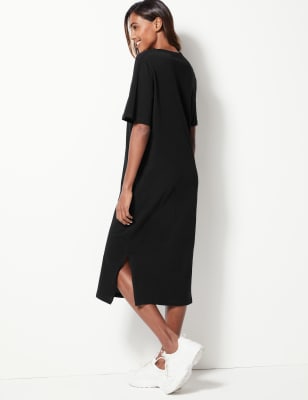 T shirt dress store midi length