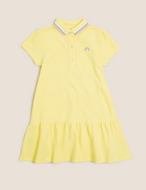 Pure Cotton T-shirt Dress (2-7 Yrs) Image 2 of 4
