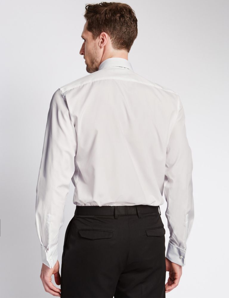Pure Cotton Tailored Fit Dinner Shirt 3 of 4