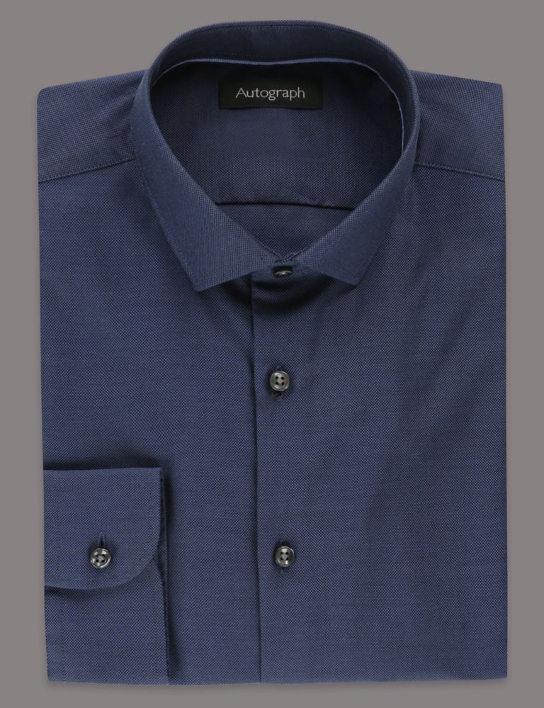 Pure Cotton Tailored Fit Oxford Shirt 2 of 5