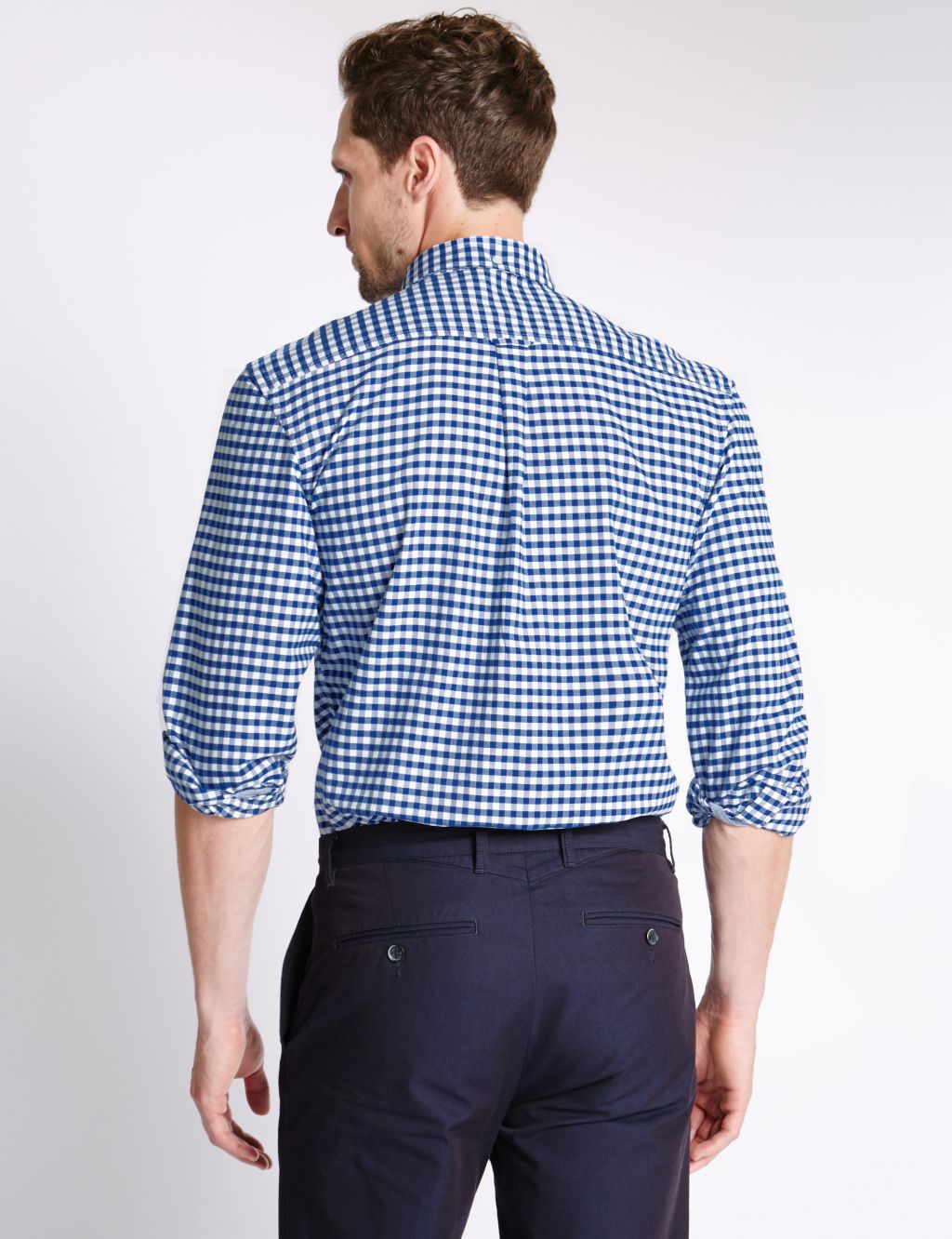 Pure Cotton Tailored Fit Oxford Shirt 2 of 5