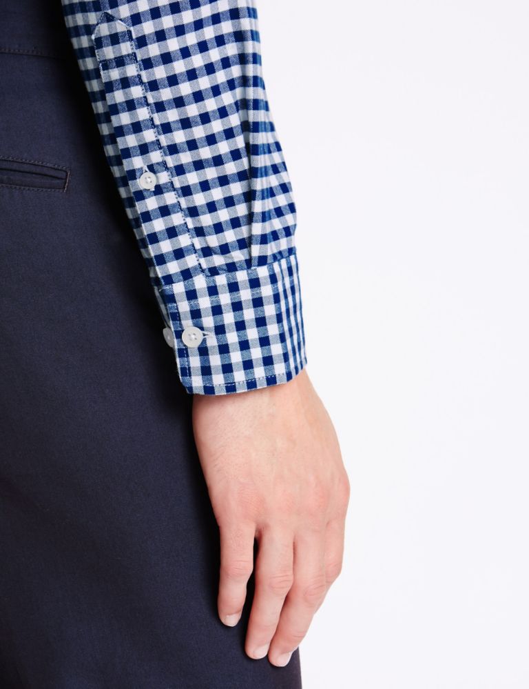 Pure Cotton Tailored Fit Oxford Shirt 5 of 5