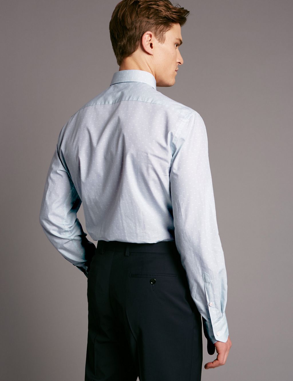 Pure Cotton Tailored Fit Printed Shirt 2 of 5