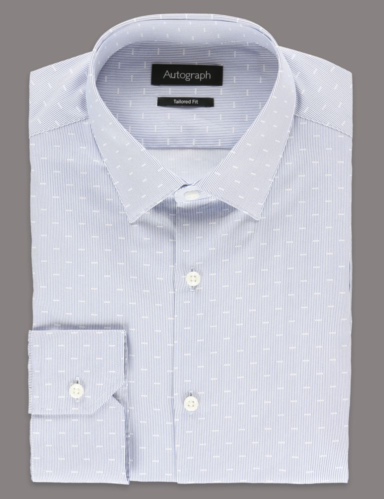 Pure Cotton Tailored Fit Printed Shirt 2 of 5