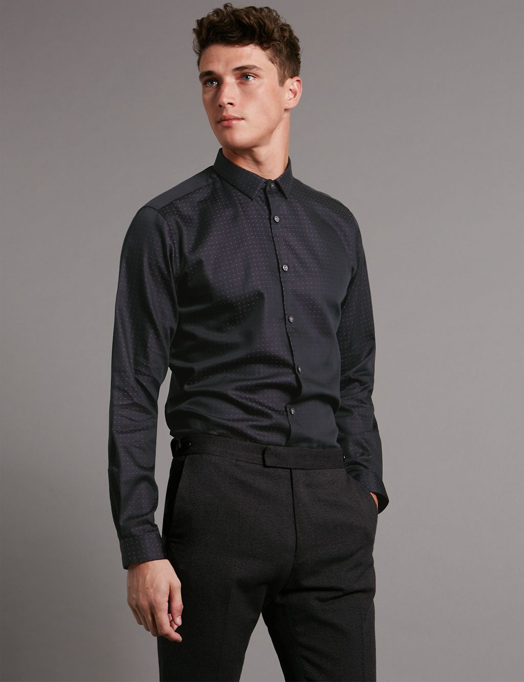 Pure Cotton Tailored Fit Printed Shirt 3 of 4