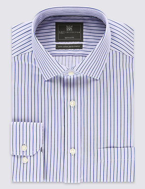 Pure Cotton Tailored Fit Shirt with Pocket Image 2 of 5