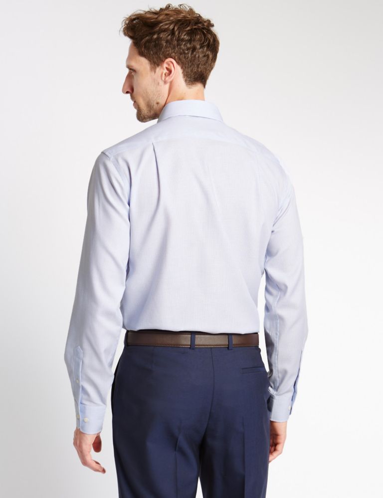 Pure Cotton Tailored Fit Shirt with Pocket 3 of 5