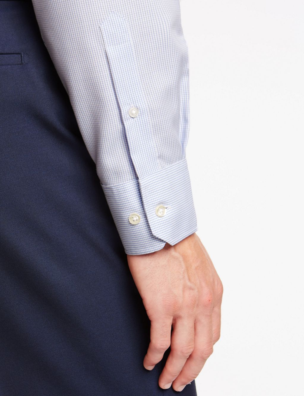 Pure Cotton Tailored Fit Shirt with Pocket 5 of 5