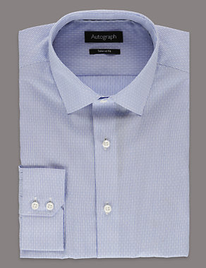 Pure Cotton Tailored Fit Striped Shirt Image 2 of 5