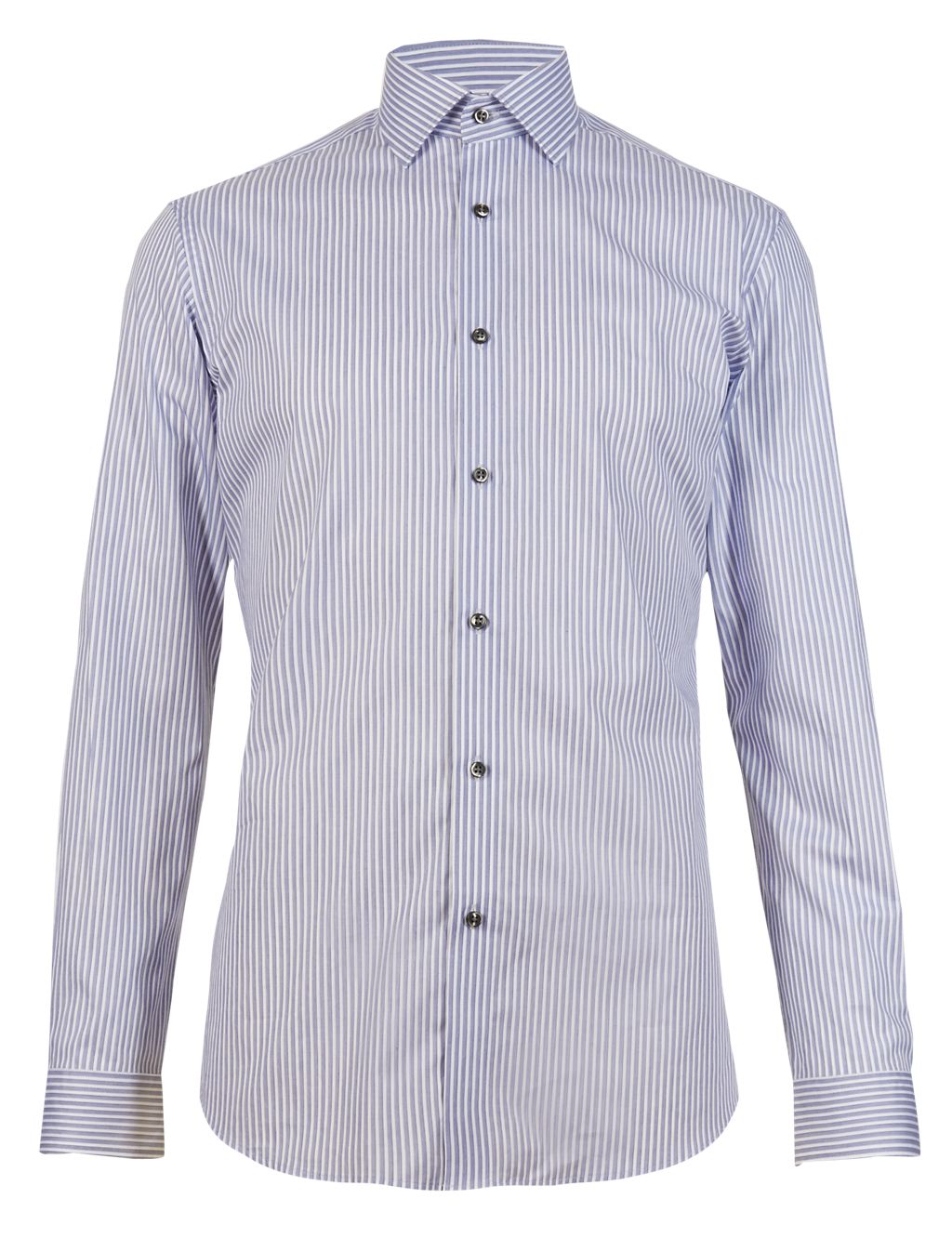 Pure Cotton Tailored Fit Striped Shirt 1 of 5