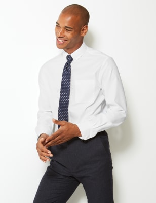tailored oxford shirt