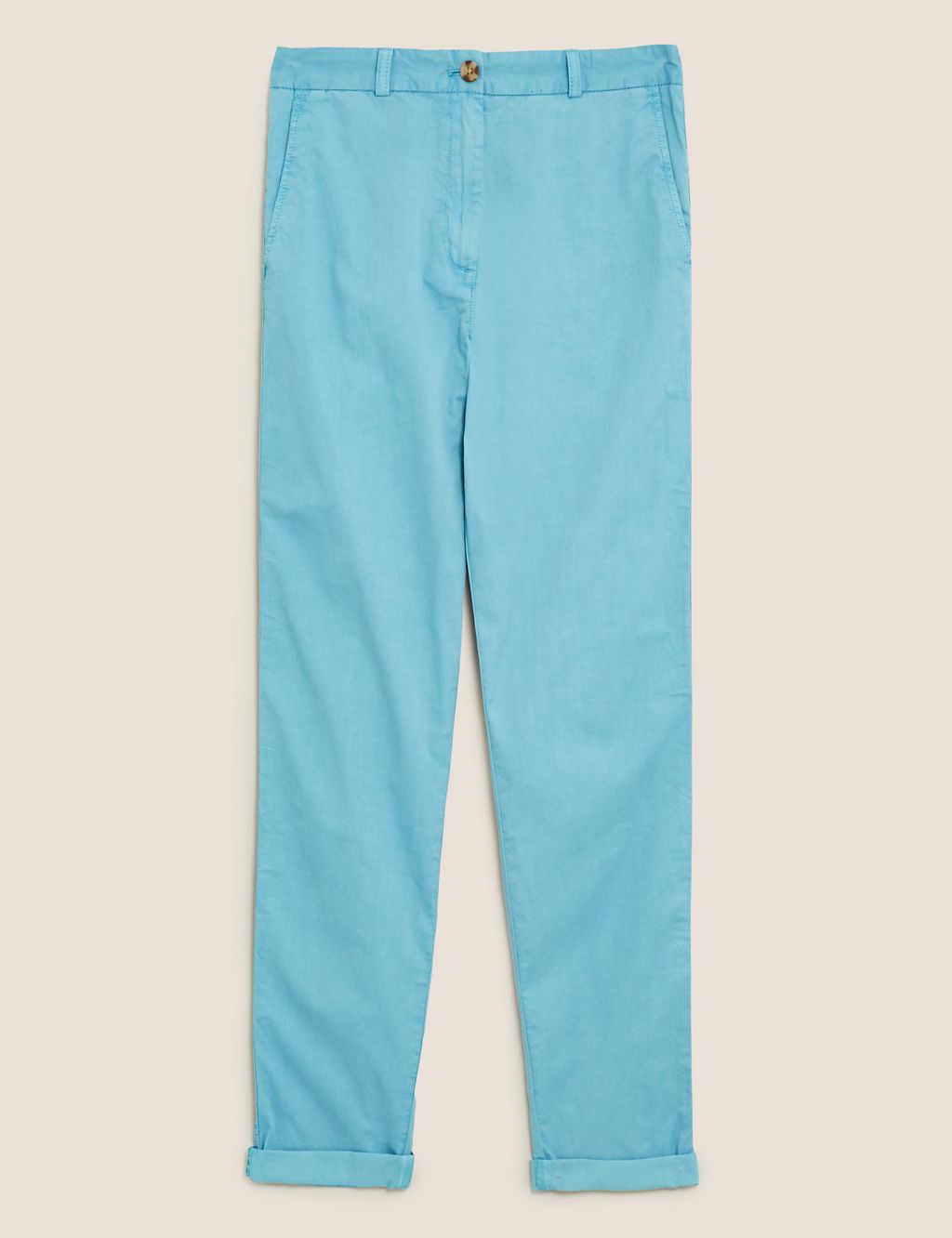 Pure Cotton Tapered Ankle Grazer Chinos 1 of 1