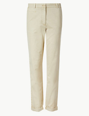 Pure Cotton Tapered Leg Chinos Image 2 of 5