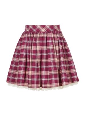 Pure Cotton Tartan Checked Skirt (1-7 Years) Image 2 of 3