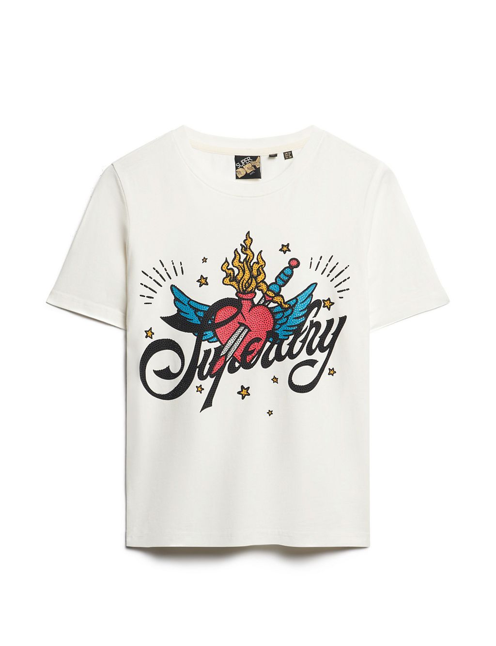 Pure Cotton Tattoo Graphic T-Shirt 1 of 6