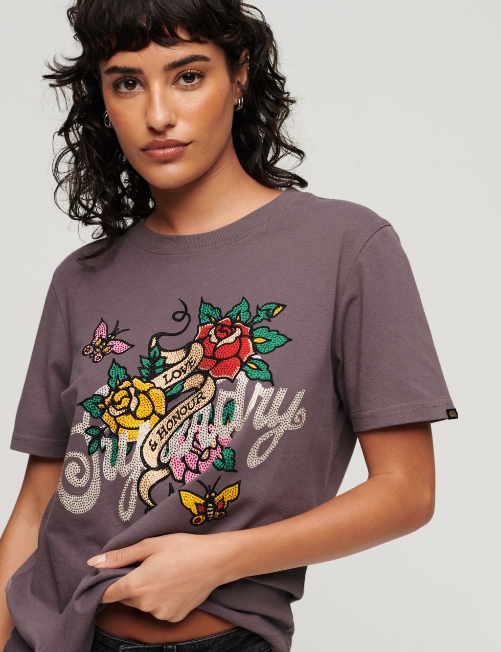Pure Cotton Tattoo Graphic T-Shirt | Superdry | M&S