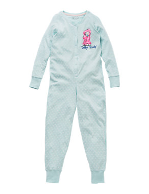 Pure Cotton Tatty Teddy Spotted Onesie (6-16 Years) Image 2 of 3