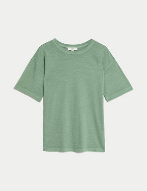 Pure Cotton Tea Dyed T-Shirt Image 2 of 5