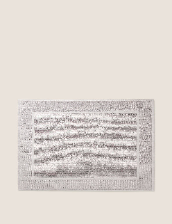 Pure Cotton Textured Bath Mat | M&S Collection | M&S