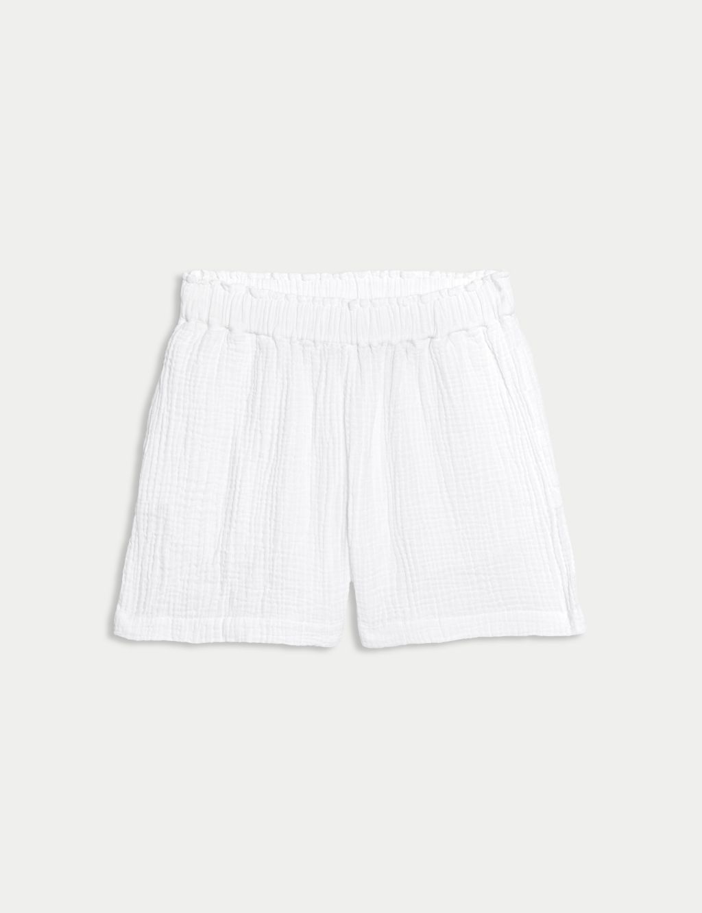 Pure Cotton Textured Beach Shorts 1 of 5