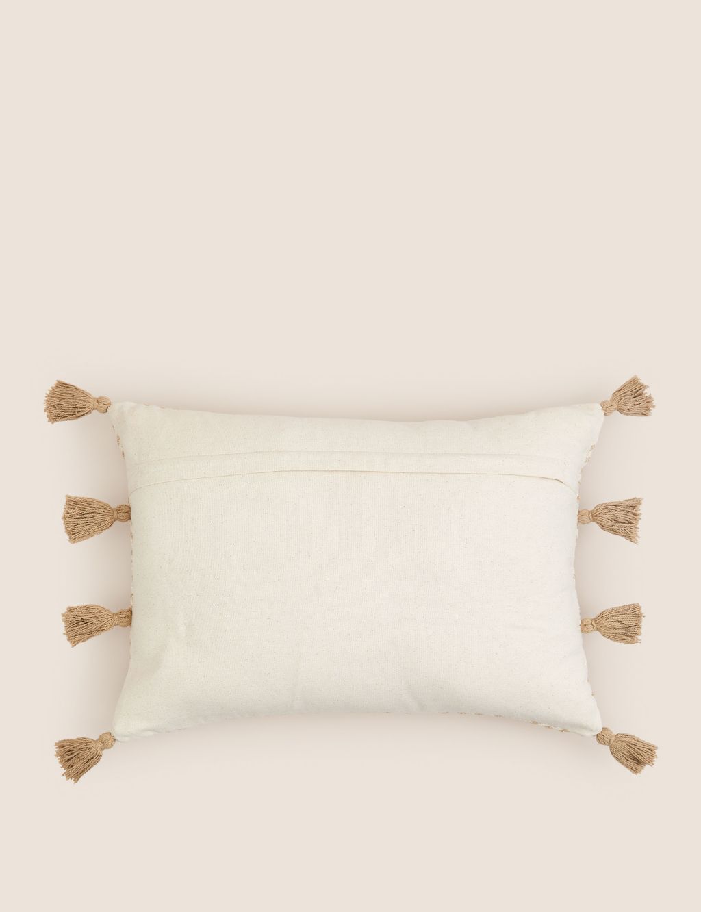 Pure Cotton Textured Bolster Cushion 6 of 7