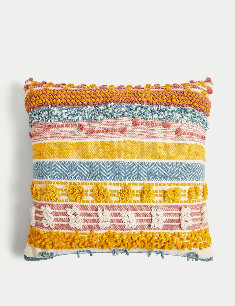 Pure Cotton Textured Cushion 1 of 5
