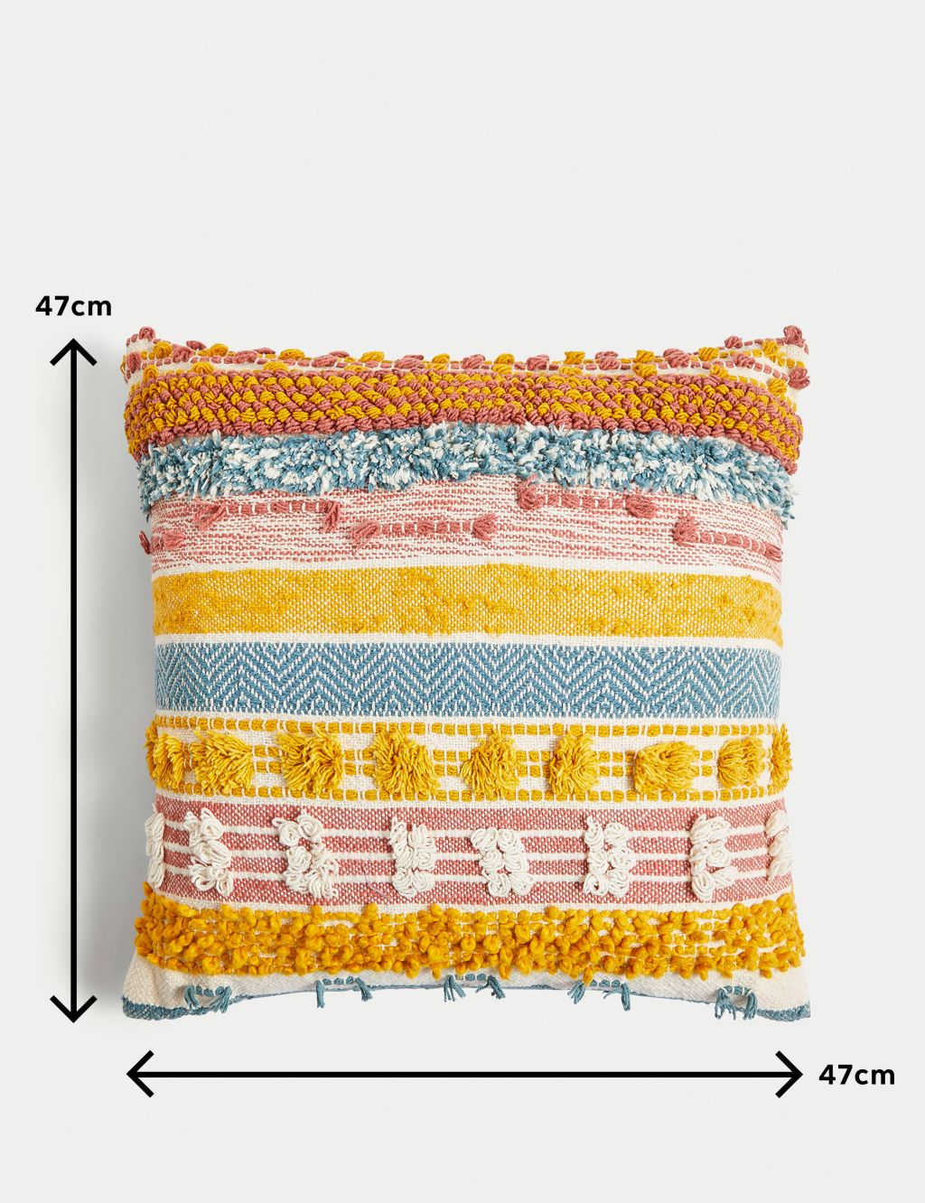 Pure Cotton Textured Cushion 5 of 5