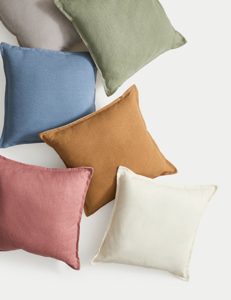 Pure Cotton Textured Cushion | M&S Collection | M&S