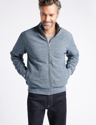 Textured Fleece Jacket