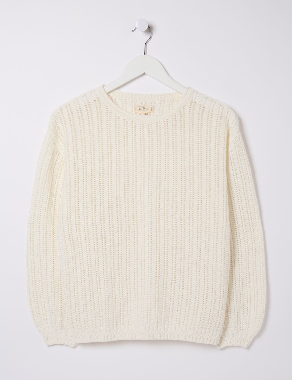 Pure Cotton Textured Jumper 1 of 4