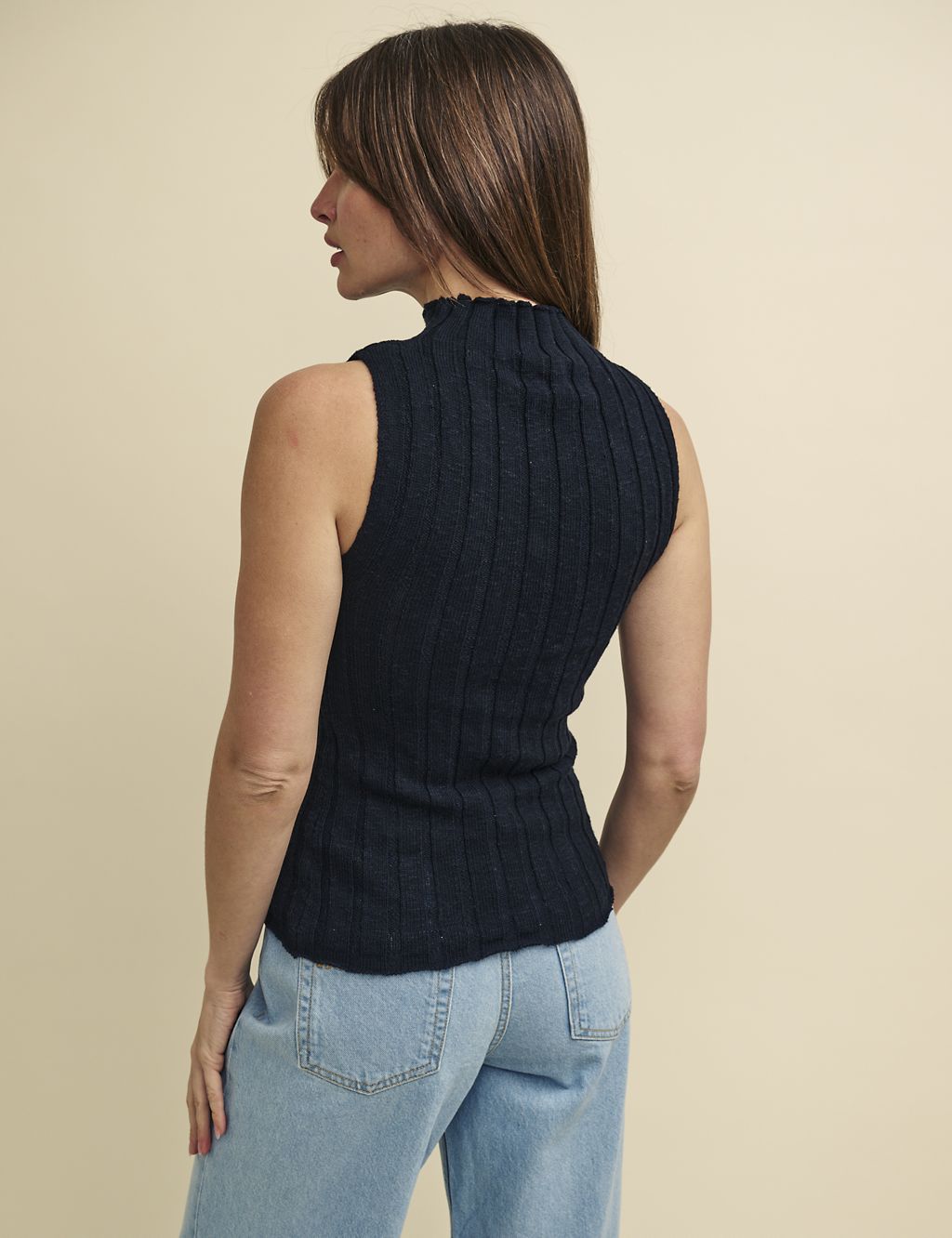 Pure Cotton Textured Knitted Top 1 of 5